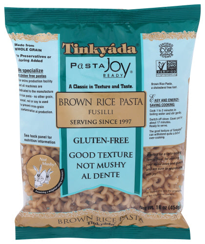 Tinkyada Pasta Reis Fusilli 16 Oz – Packung mit 1