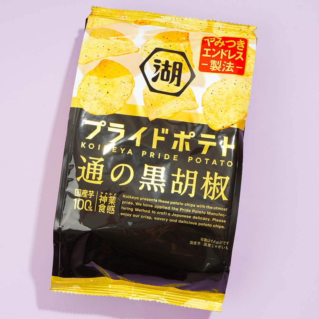 Koikeya Pride Kartoffelchips – Schwarzer Pfeffer