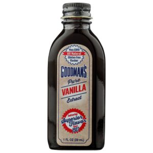Goodmans Vanilleextrakt pur, 1 Floz (Packung mit 6 Stück)