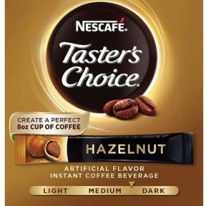 Nescafe Taster’s Choice Haselnuss Sofortige Kaffeepackungen, 16 Zähler