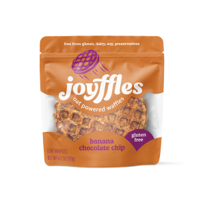 Joyffles banana Schokoladen-Chip (klassisch fett und schön) Waffeln – 2-teilige Packung