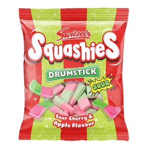 Swizzels Squashies Sour Drumstick – Sour cherry & Apfel