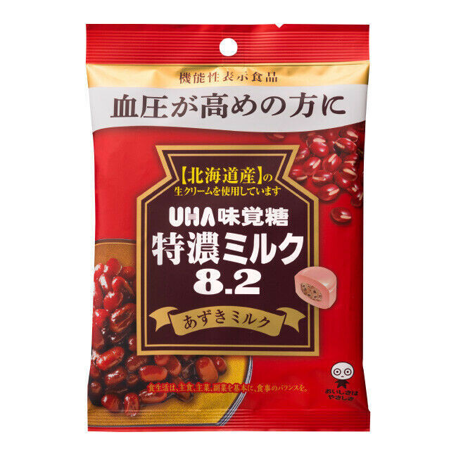 UHA, Harte Süßigkeit, Azuki Milch, Tokunou Milch, 93g