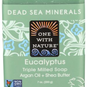 eine mit Natur – dreifach gefräste Seifenstange Eukalyptus, 7 Unzen (Packung von 1)