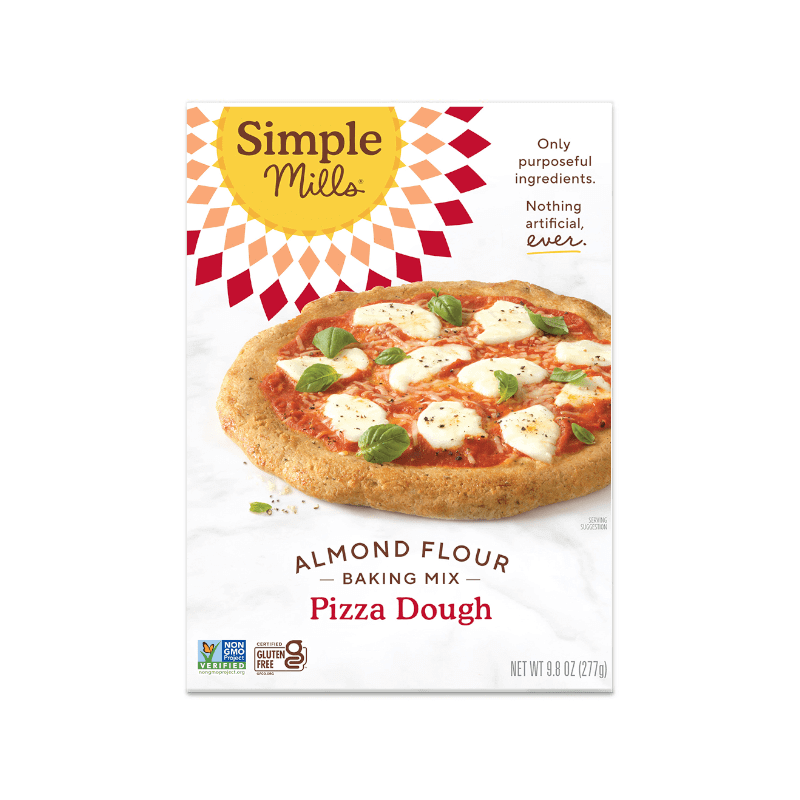 Simple Mills Mandelmehl Backmischung Pizza Teig