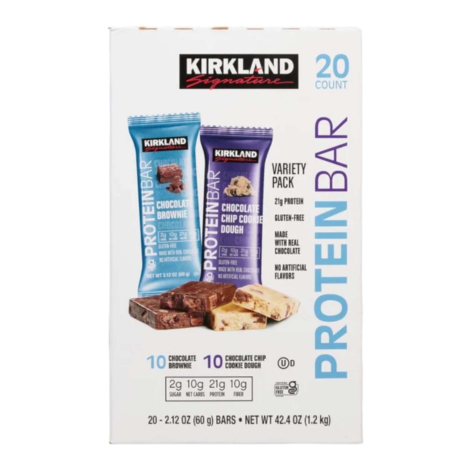 Kirkland Proteinriegel Sortenpaket – 20ct