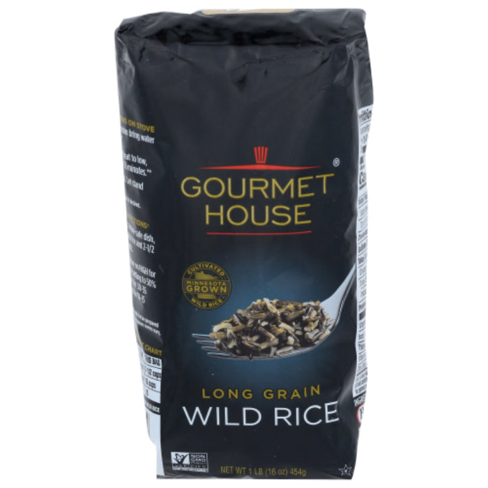 Gourmet House – Wilder Langkornreis, 16 Oz (8er Packung)