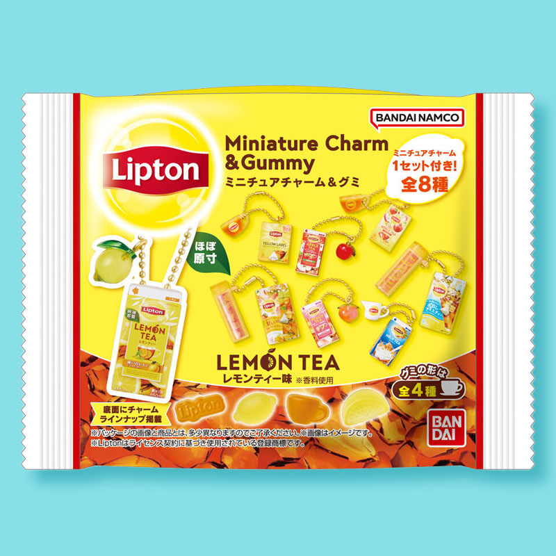Lipton Miniatur Charm & Gummis
