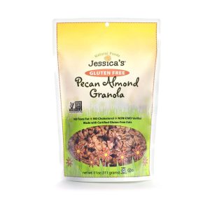 Jessica’s natürliche Lebensmittel – glutenfreie Pecan Mandel Knuspermüsli