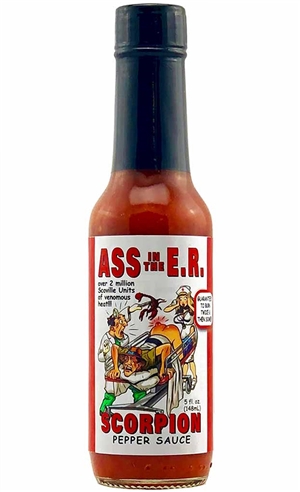 Arsch in der E.R. Scorpion Pfeffer Sauce