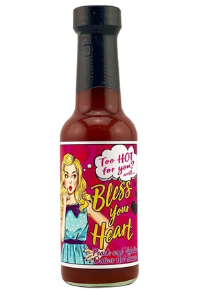 Segne dein Herz Pfirsich und Vidalia Zwiebel Chilisauce, 5oz