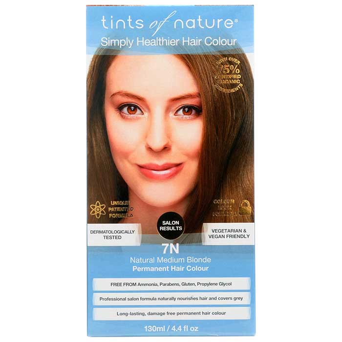 Farbtöne der Natur – 7N natürlich mittel Blonde Permanent Hair Dye, 4,4 fl