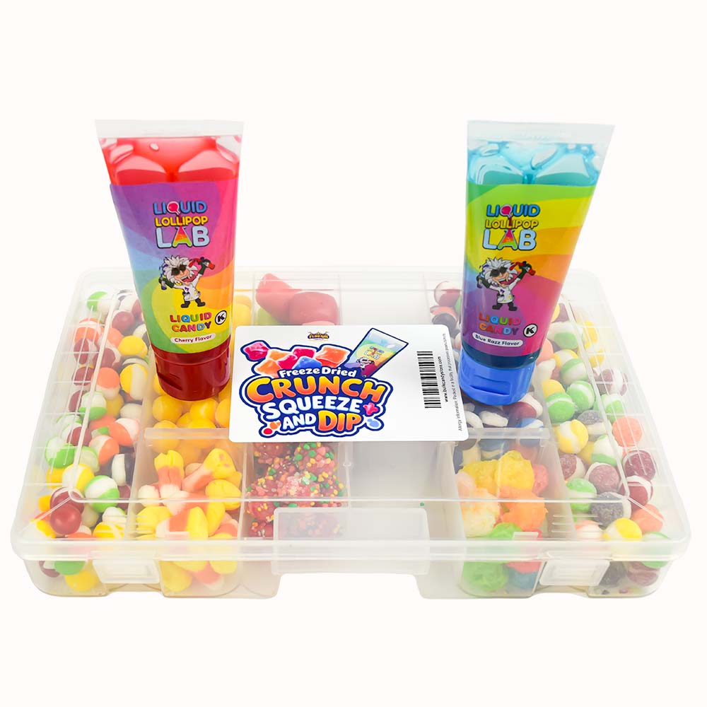 Gefriergetrocknete Crunch Squeeze und Dip Kit
