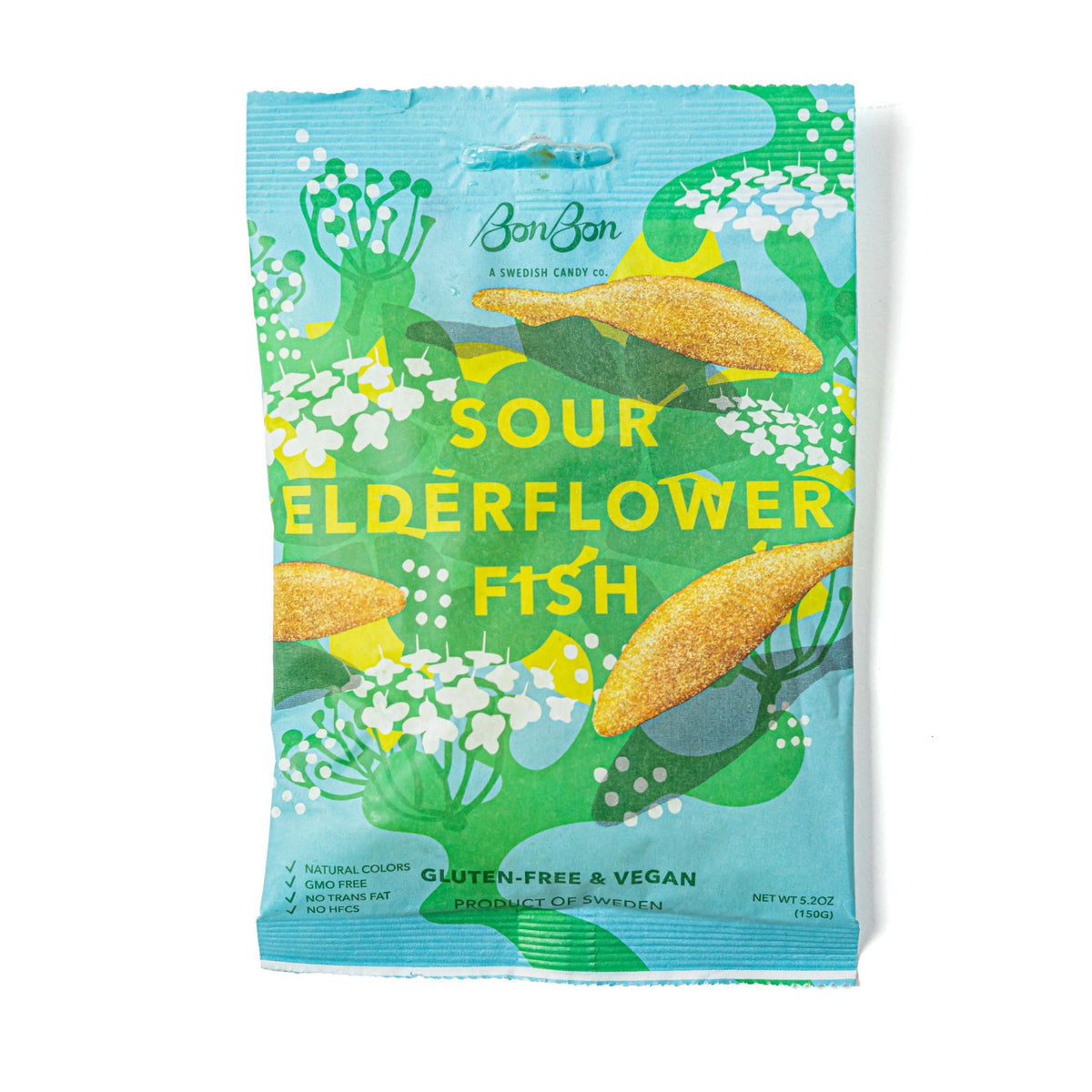Bonbon sauer Elderflower Fisch
