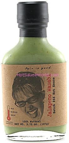 Pain is Good Diva Jalapeno Wasabi Chilisauce #66 Mini, 3,5 Unzen