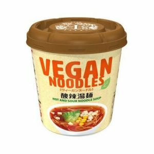 New Touch, vegane Nudeln, heiß und sauer Ramen, japanisch ramen, Halal