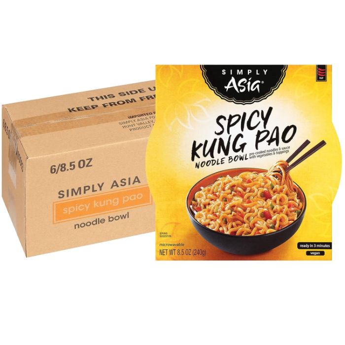 Simply Asia – Hot Serve Bowl scharf Kung Pao, 8,5 oz – Packung mit 6 Stück