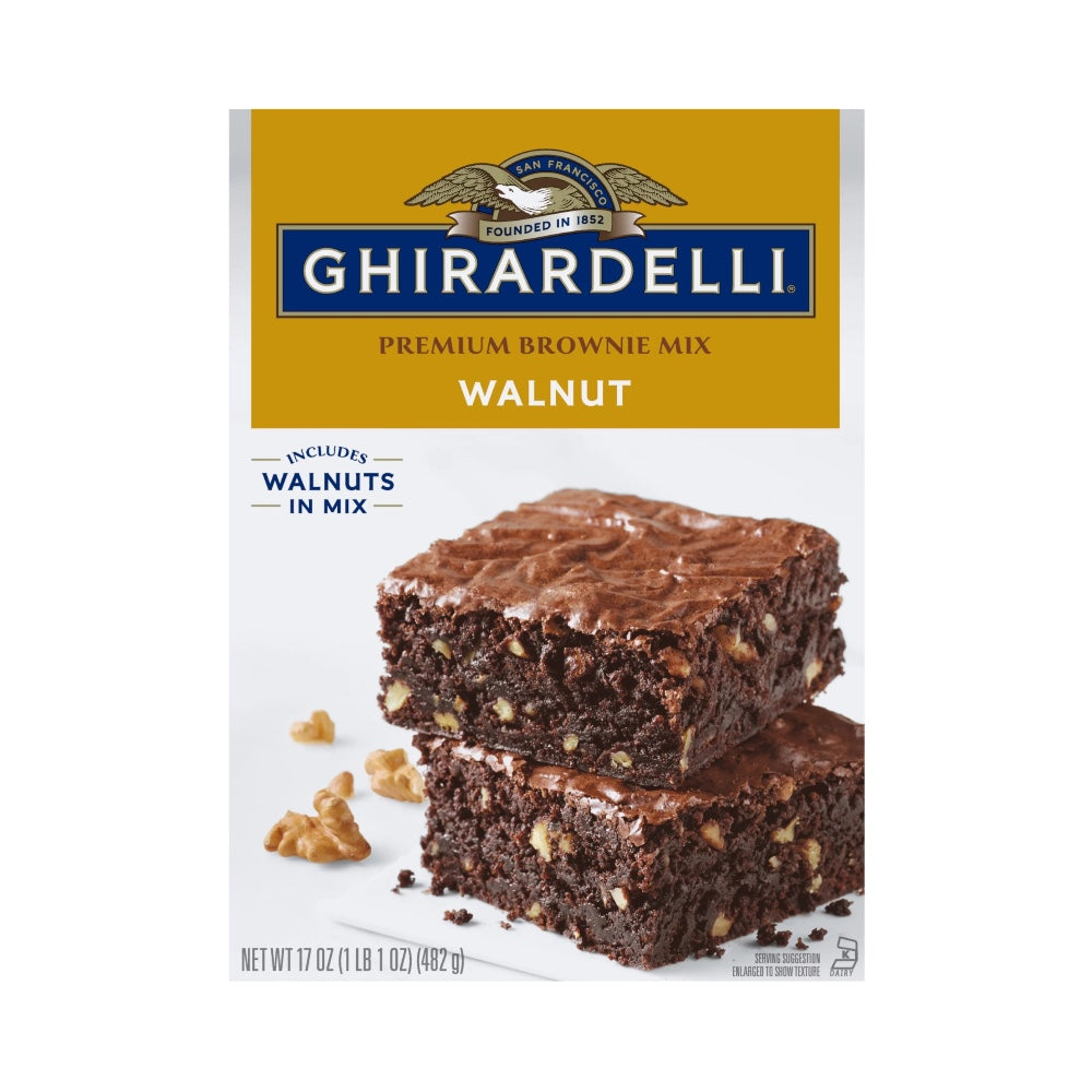Ghirardelli Premium Brownie Mischung Walnuss