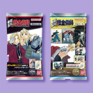 Fullmetal Alchemist Waffel mit Karte