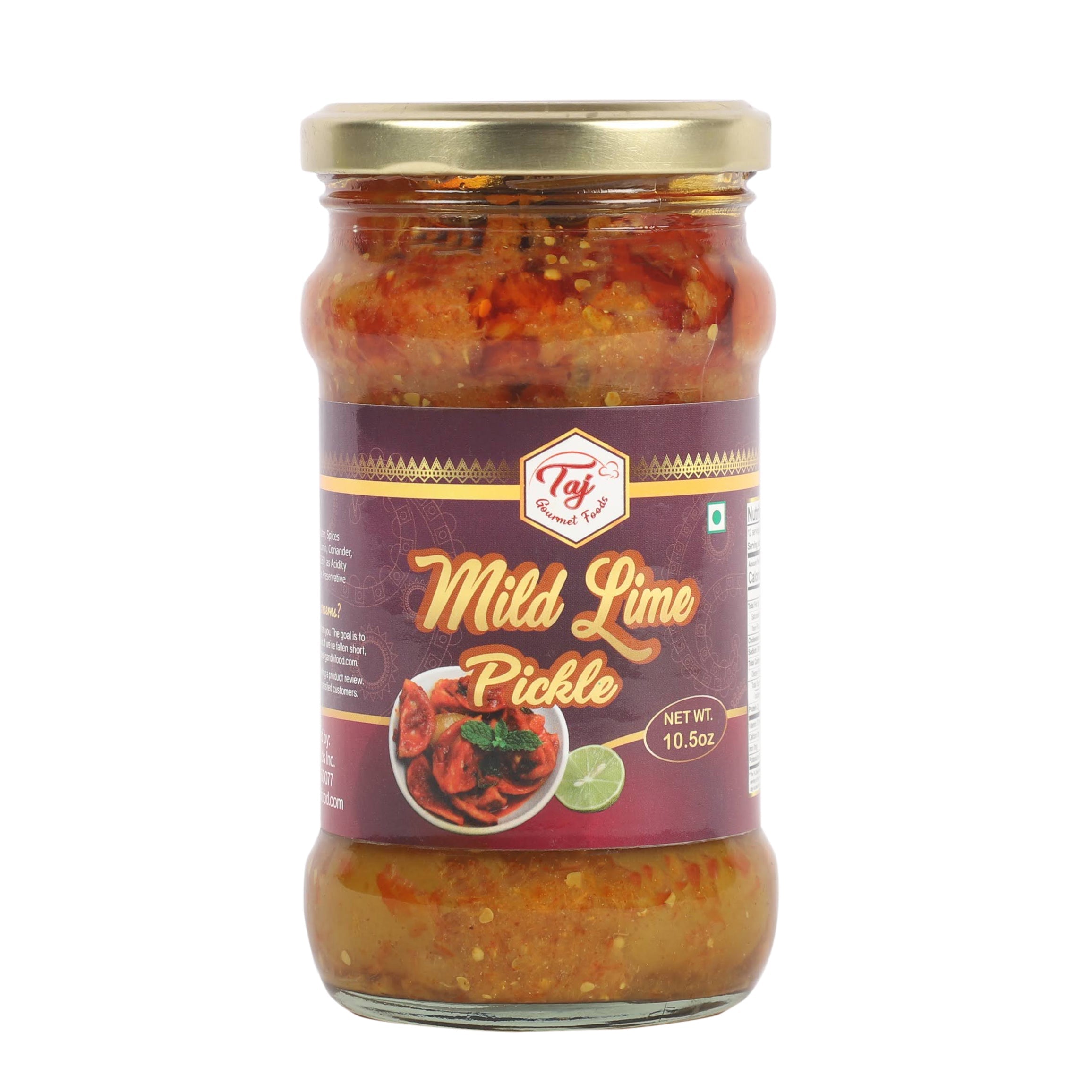 TAJ Milde Limette Pickle, (Limette Achar), 300g (10,5 oz)