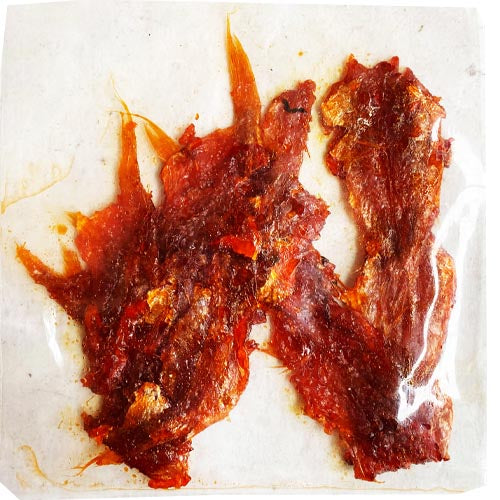 Special Bantayan Cebu – Getrockneter Fisch Tocino – Gesalzener getrockneter süßer Cured Fisch – 120 G