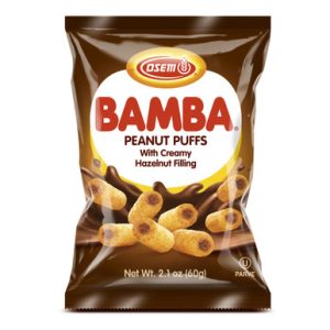 Osem Bamba Erdnuss-Puffs mit Haselnusscremefüllung, 2,1 Unzen