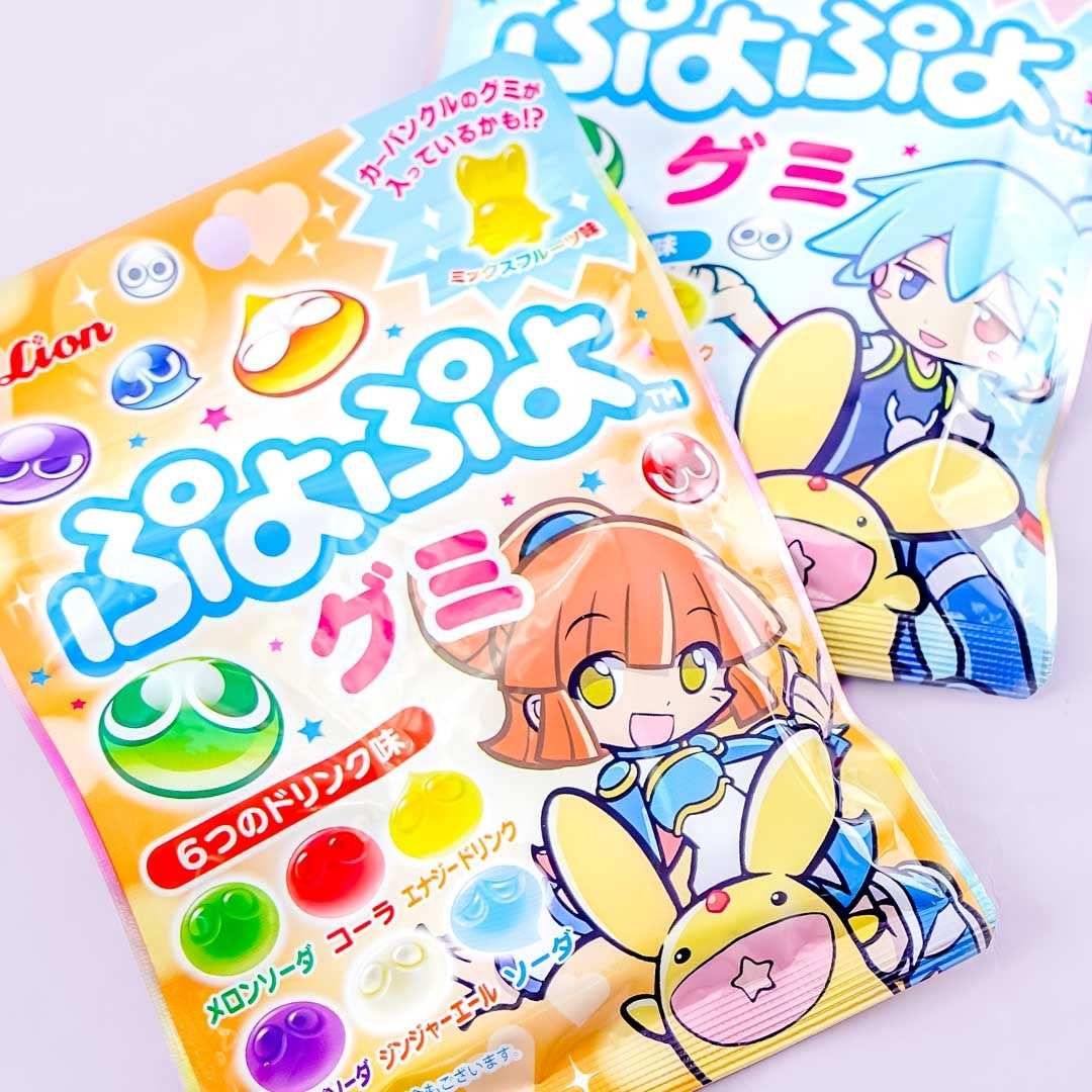 Lion Puyo Puyo Gummy Süßigkeiten – 6 Getränke