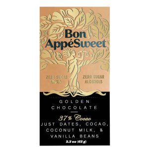 Bon AppeSweet Date gesüßte goldene Schokoriegel – 12 x 2,2 Unzen