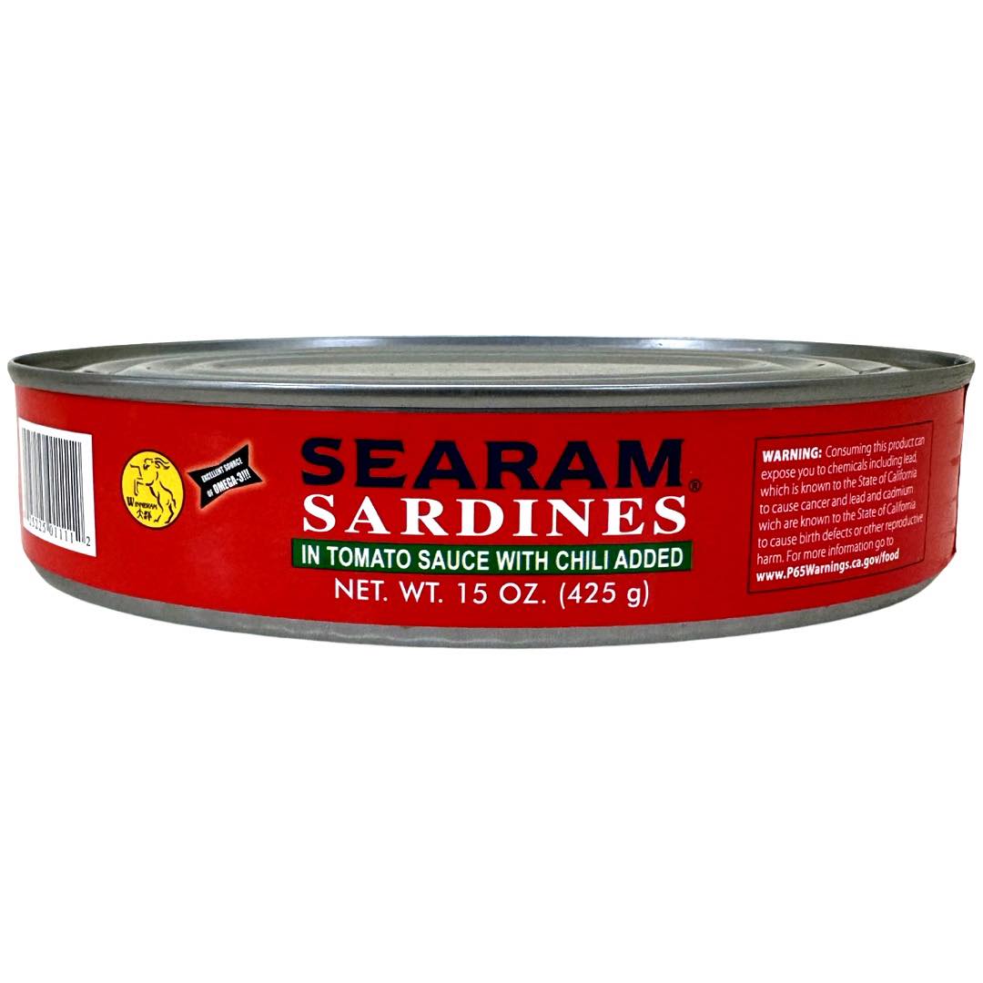 Searam – Sardinen in Tomatensauce mit Chili hinzugefügt – 15 OZ