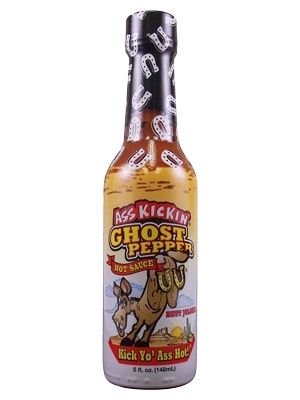 Ass Kickin' Ghost Pfeffer Chilisauce, 5oz