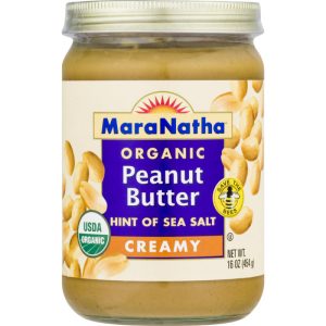 Maranatha Erdnussbutter cremig gesalzen Bio, 16 Unzen – Packung mit 6