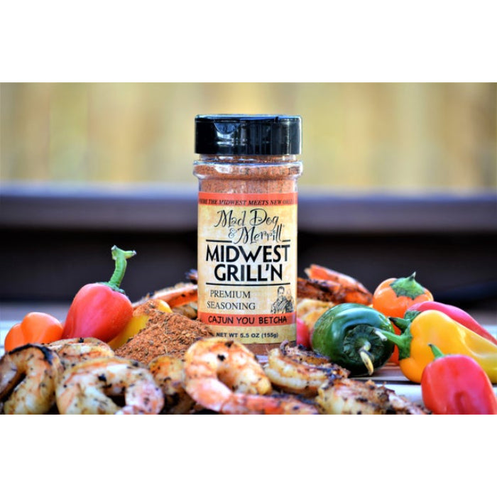 Maddog & Merrill – Gewürze, Cajun You Betcha, 5,5 oz – Packung mit 12 Stück