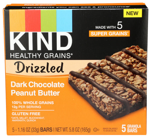 KIND – Dunkle Schokoladen-Erdnussbutter-Granola-Riegel, 5,8 Oz