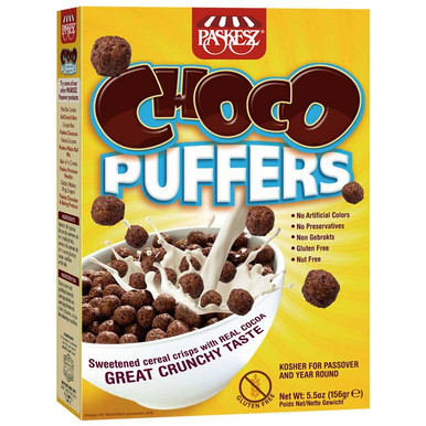 Paskesz Passah Choco Puffers Getreide, Glutenfrei, 5,5 oz