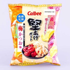 Calbee Kata-age Kartoffelchips – Pflaumen & Katsuo