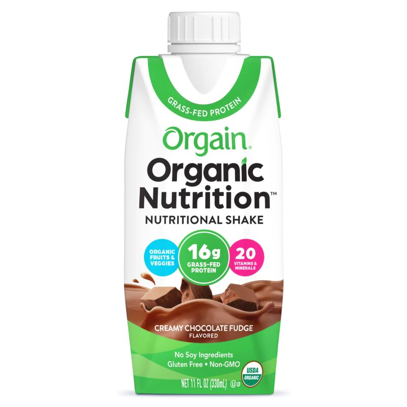 Orgain Bio Protein Shakes – Cremiger Schokoladenfudge – 11 Fl – Packung