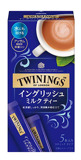 Kataoka Bussan, Twinings, Instant Tee, Englischer Milchtee, 5 Stäbchen