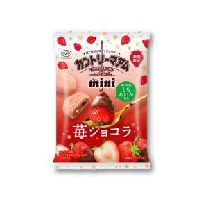 Fujiya Country Ma’am Mini-Kekse – Erdbeerschokolade