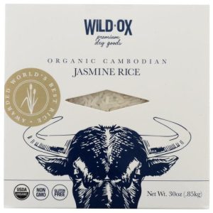 Wild Ox – Bio kambodschanischer Jasminreis, 30 oz – Packung mit 6 Stück