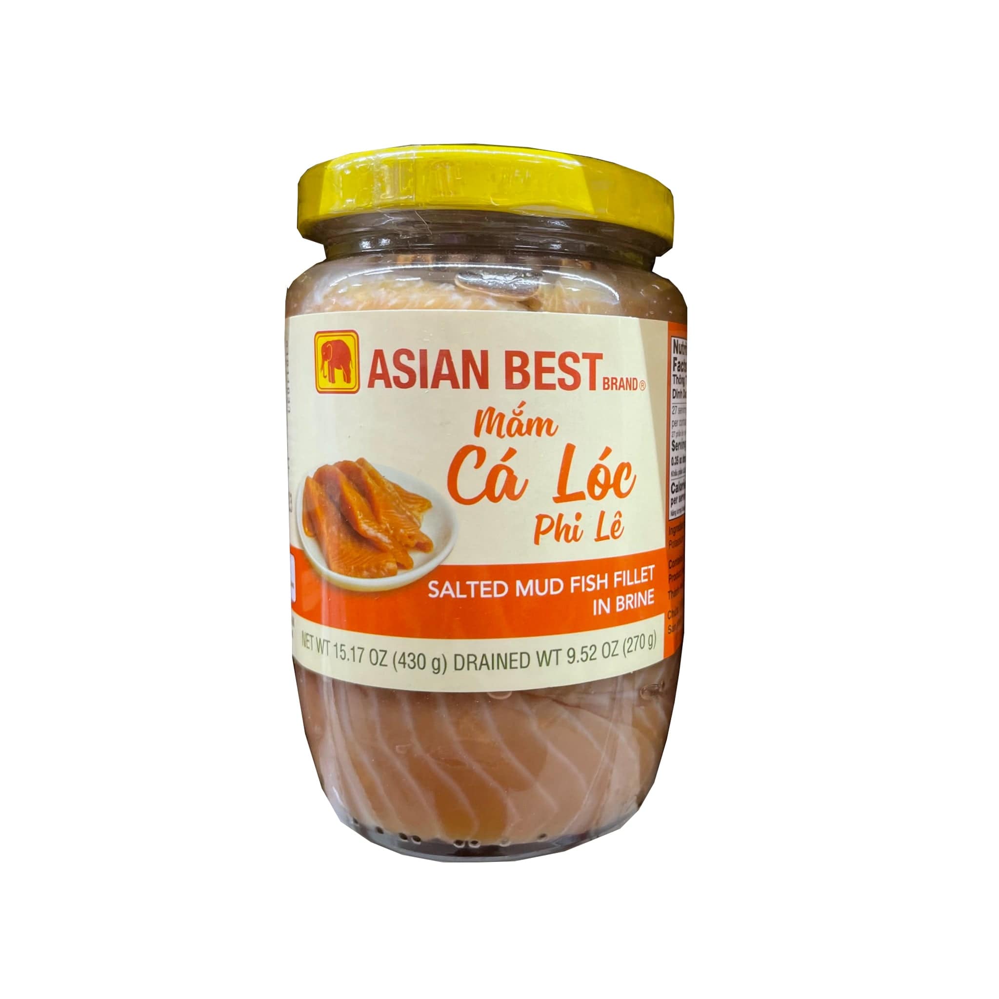 Asian Best Marke Gesalzener Schlamm Fischfilet in Brine (Mam Ca Loc Phi Le)
