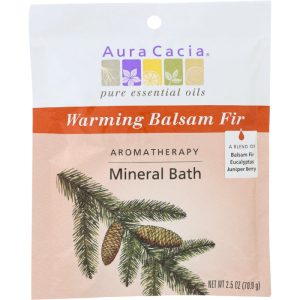 Aura Cacia Bad Mineral Balsam Fir Erwärmung, 2,5 oz (Packung mit 6)