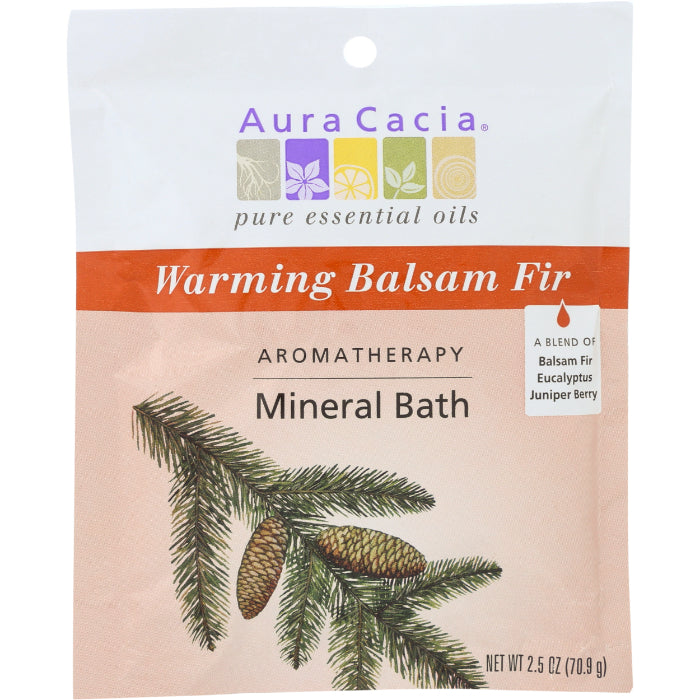 Aura Cacia Bad Mineral Balsam Fir Erwärmung, 2,5 oz (Packung mit 6)