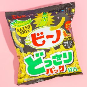 Tohato Beano Edamame Snacks Large Pack Schwarzer Pfeffer