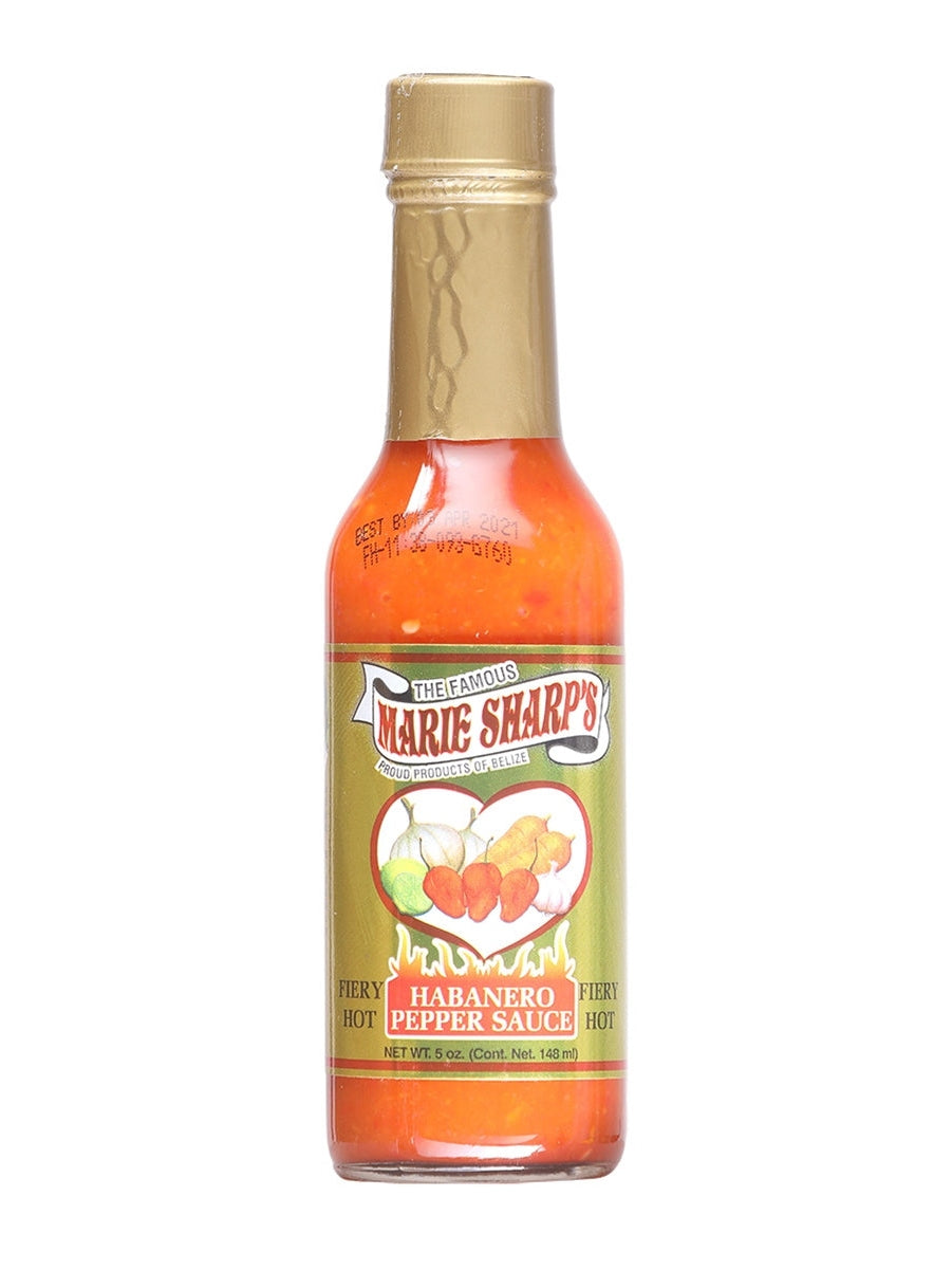 Chilisauce Marie Sharps Fiery Heiße Habanero 5 oz Belize Hitze 8