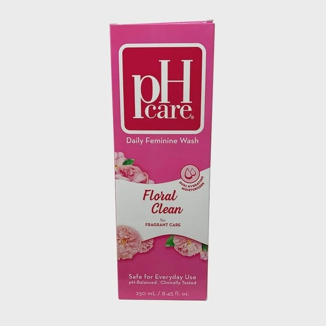 PH Pflege mit Blumenmuster Clean (Rosa) 250ML