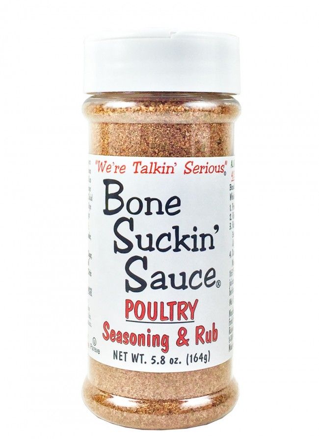 Bone Suckin' Sauce Geflügel Gewürz & Reiben, 5,8 oz