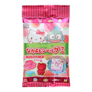 Fujiyo Peko and Sanrio Characters Apfel & Pfirsich-Fruchtgummi