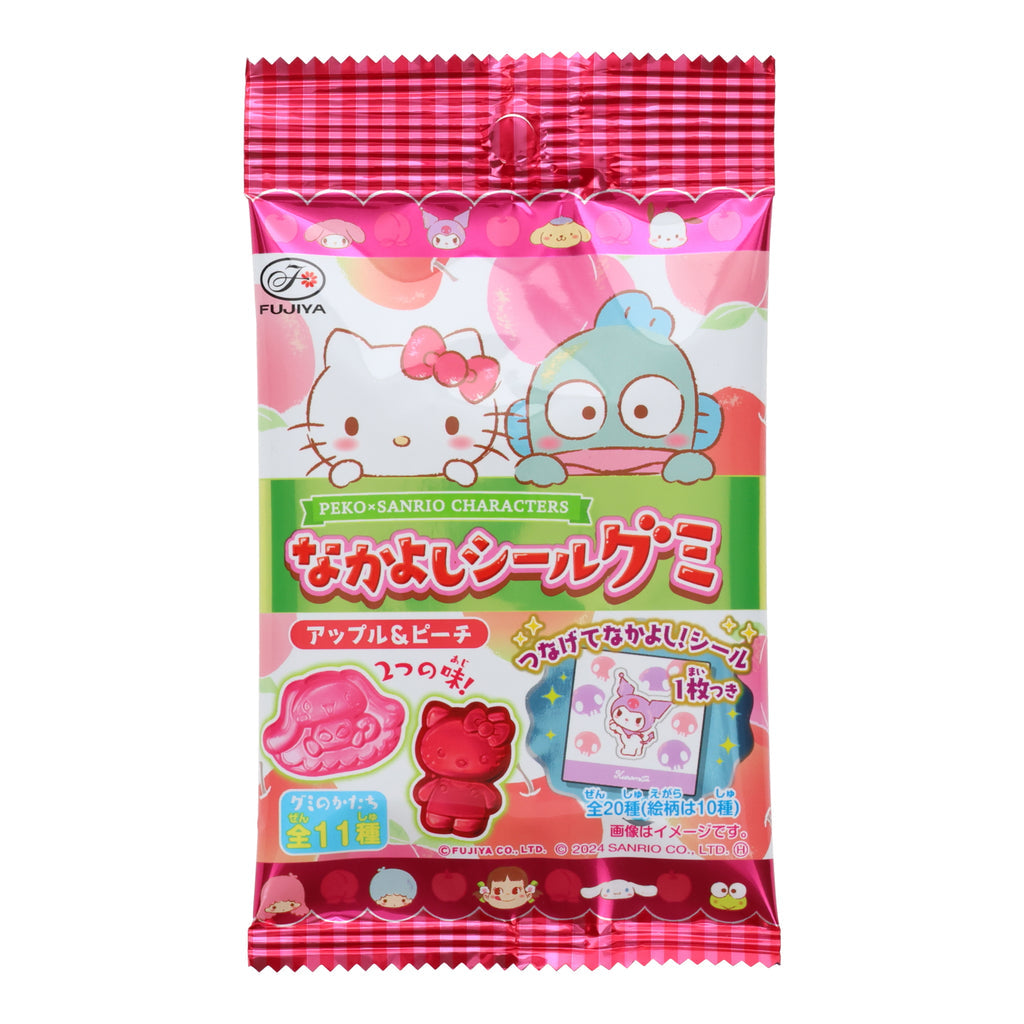 Fujiyo Peko und Sanrio Charaktere von Apfel & Pfirsich Gummy