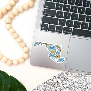 Jami Creates – Maryland blauer Krabben-State Aufkleber