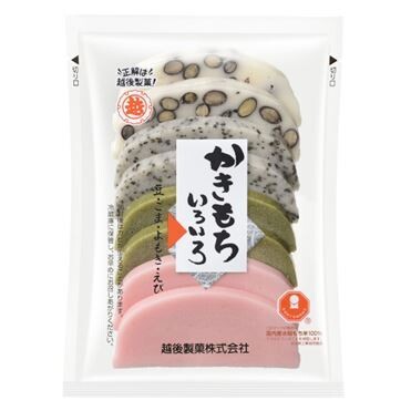 Echigo Seika “Kakimochi Iroiro”, Getrockneter Mochi-Reiskuchen, 280g in 1 Beutel
